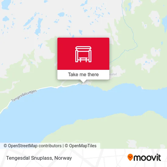 Tengesdal Snuplass map