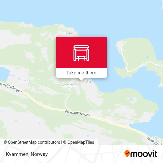 Kvammen map