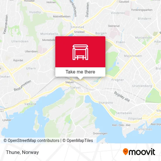 Thune map