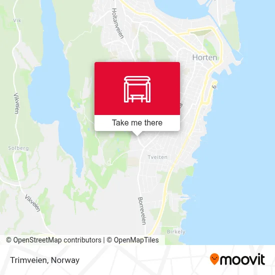 Trimveien map