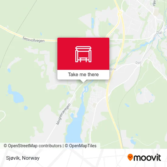 Sjøvik map