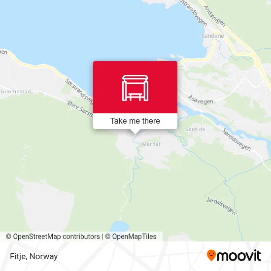 Fitje map