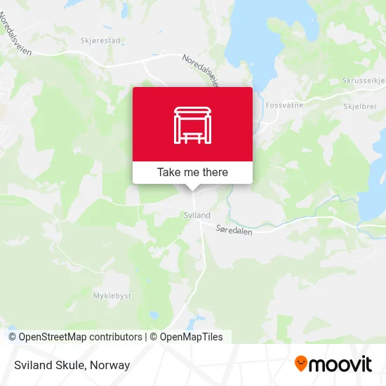 Sviland Skule map