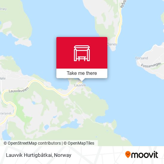 Lauvvik Hurtigbåtkai map