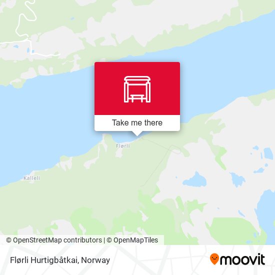 Flørli Hurtigbåtkai map