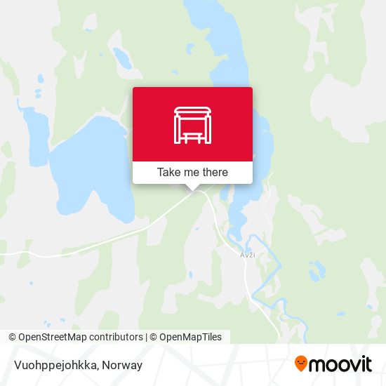 Vuohppejohkka map