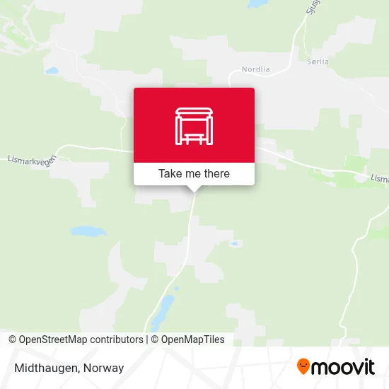 Midthaugen map