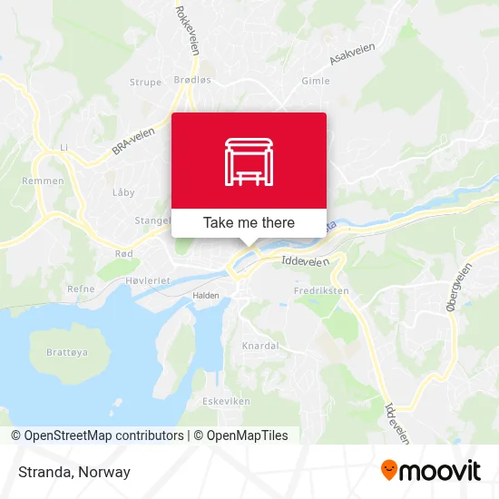Stranda map