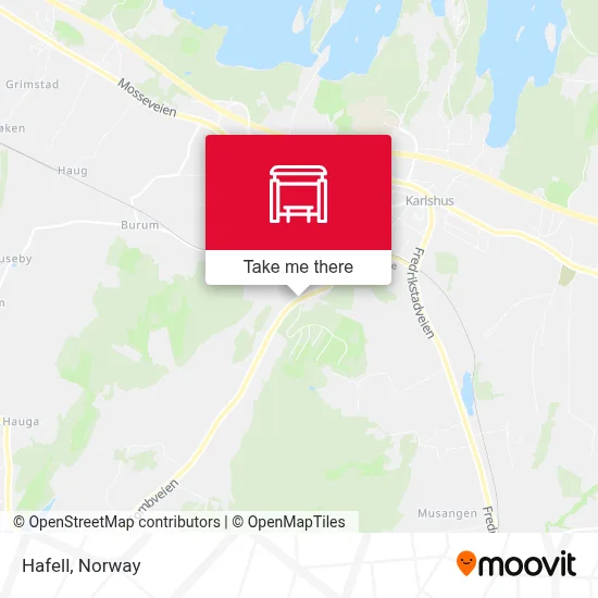 Hafell map