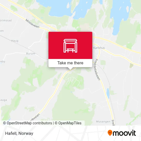 Hafell map