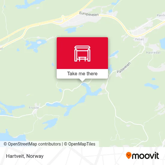 Hartveit map