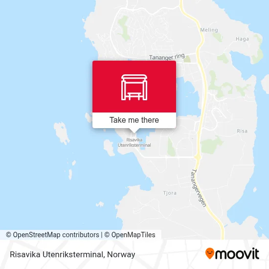 Risavika Utenriksterminal map