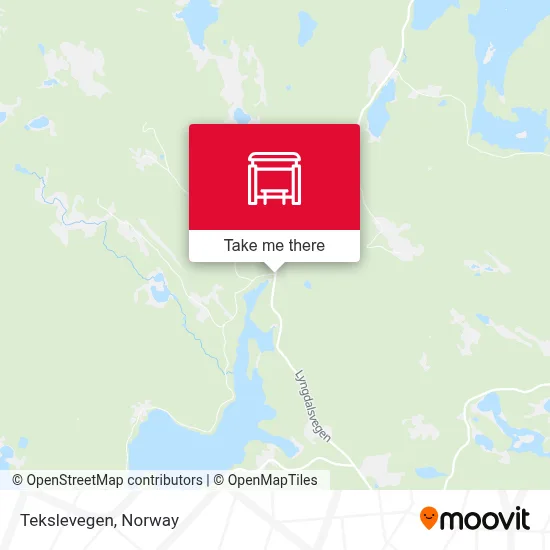 Tekslevegen map