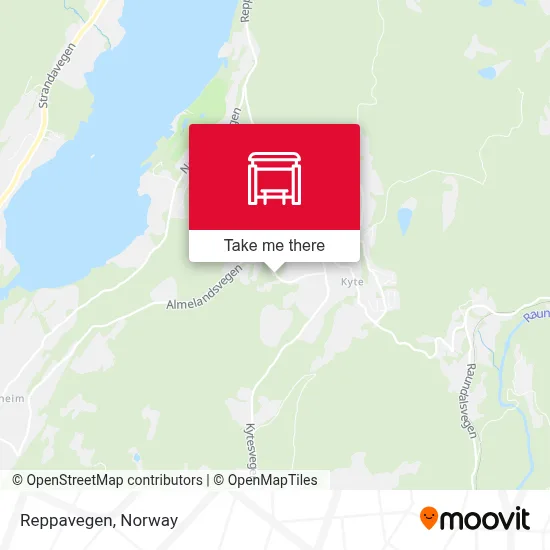 Reppavegen map