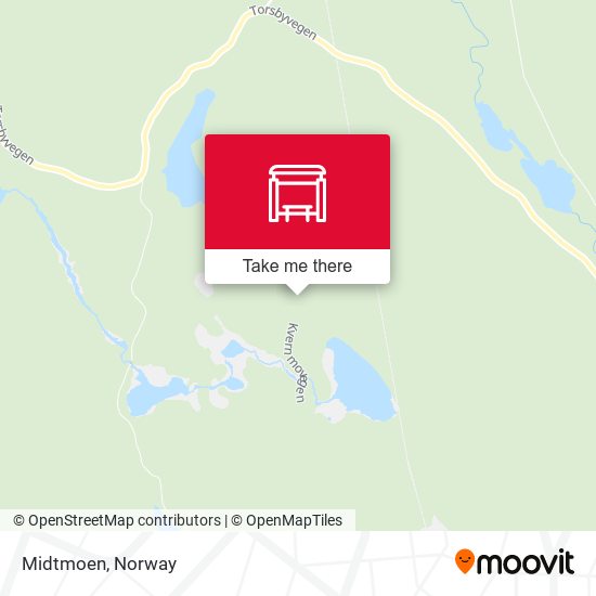 Midtmoen map