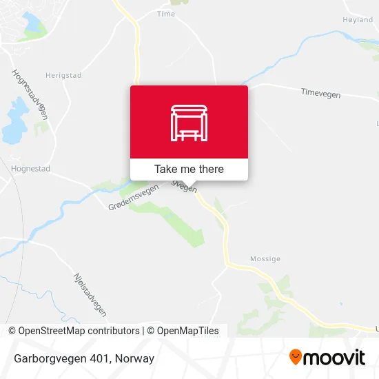 Garborgvegen 401 map