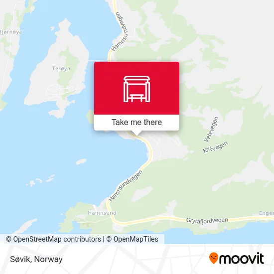 Søvik map