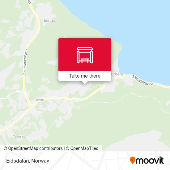 Eidsdalan map