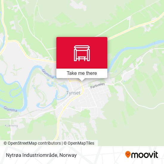 Nytrøa Industriområde map