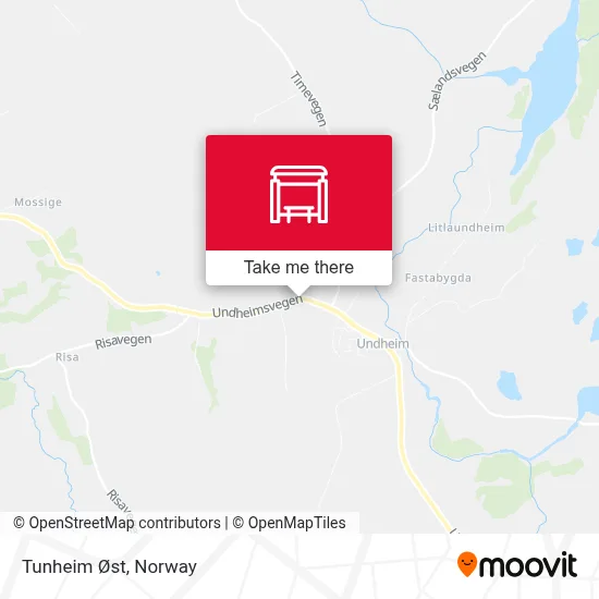 Tunheim Øst map