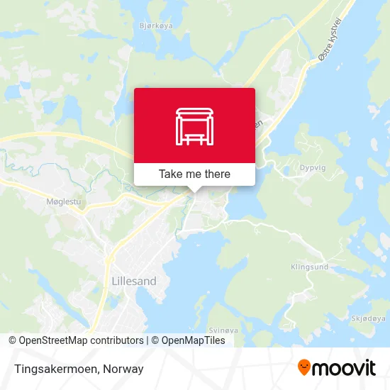 Tingsakermoen map