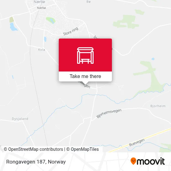 Rongavegen 187 map
