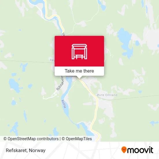 Refskaret map
