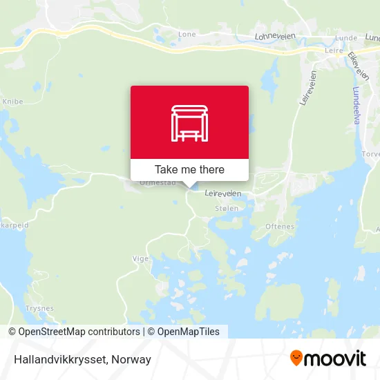 Hallandvikkrysset map