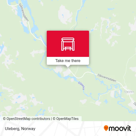 Uleberg map