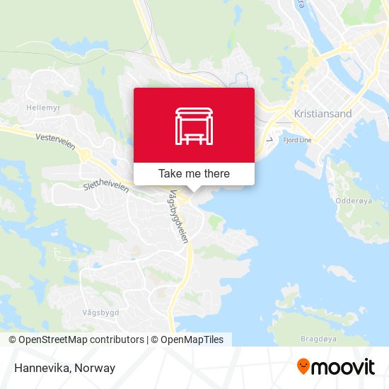 Hannevika map