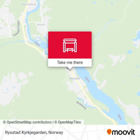 Rysstad Kyrkjegarden map
