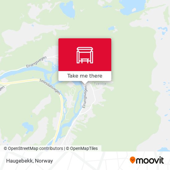 Haugebekk map