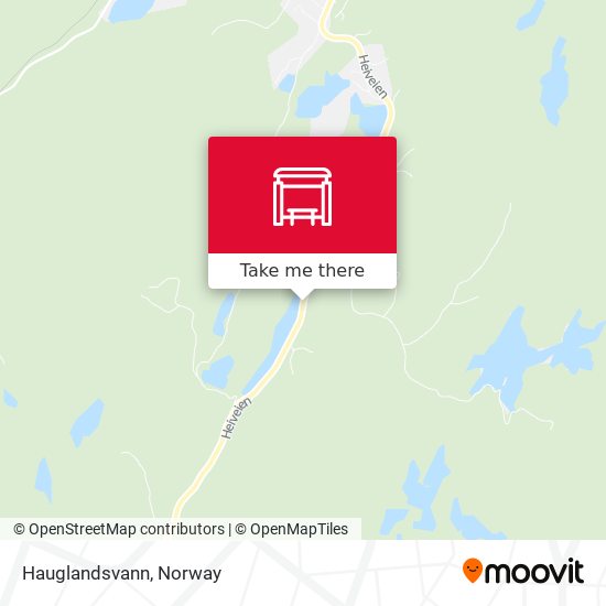 Hauglandsvann map