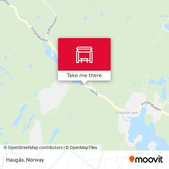 Haugås map