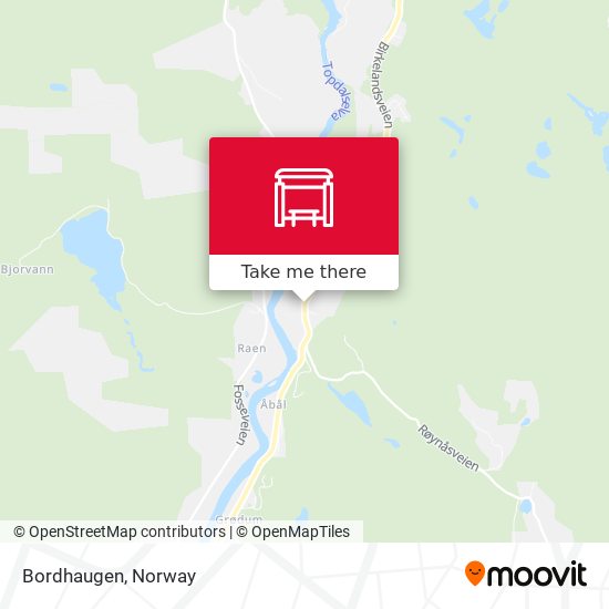 Bordhaugen map