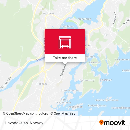 Havoddveien map