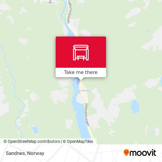 Sandnes map