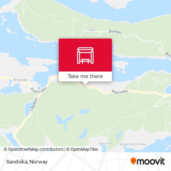 Sandvika map