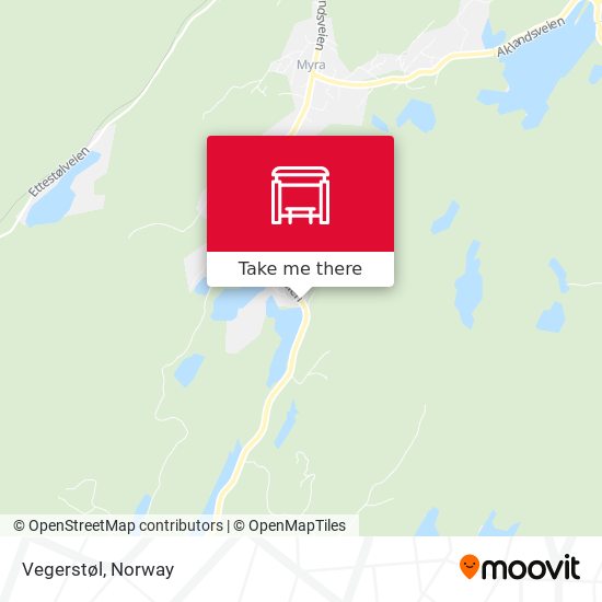 Vegerstøl map