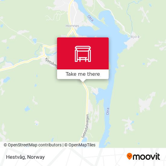 Hestvåg map