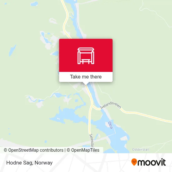 Hodne Sag map