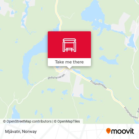 Mjåvatn map