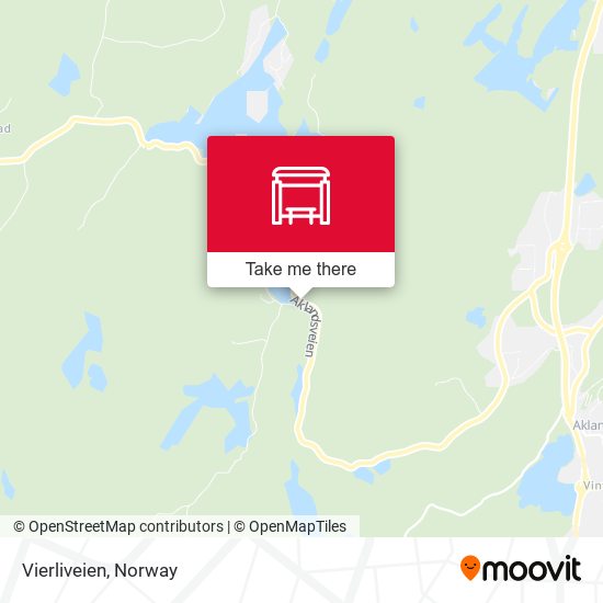 Vierliveien map