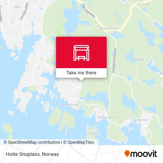 Holte Snuplass map