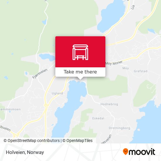 Holveien map