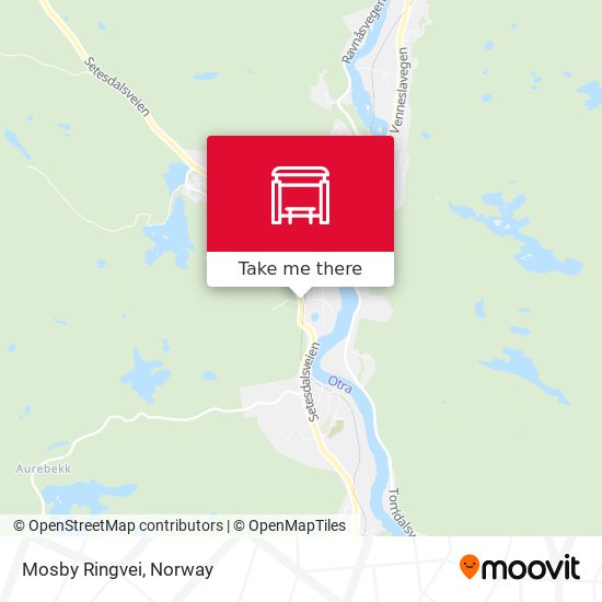 Mosby Ringvei map