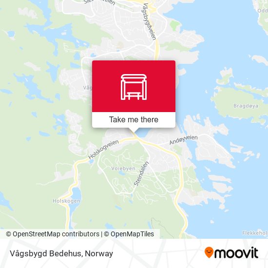 Vågsbygd Bedehus map