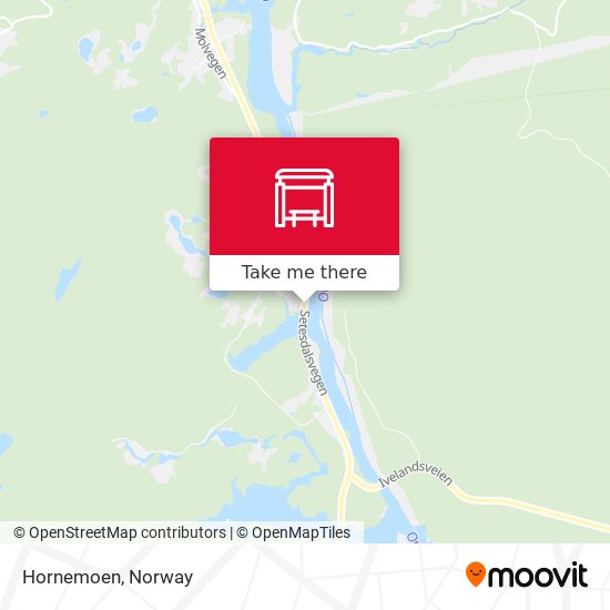 Hornemoen map