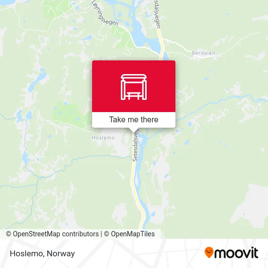 Hoslemo map