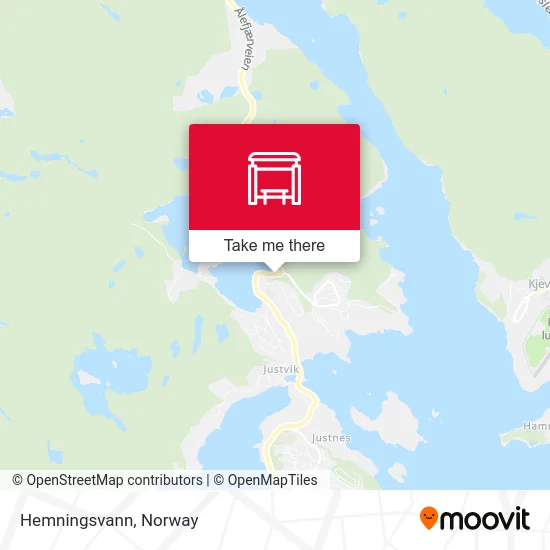Hemningsvann map